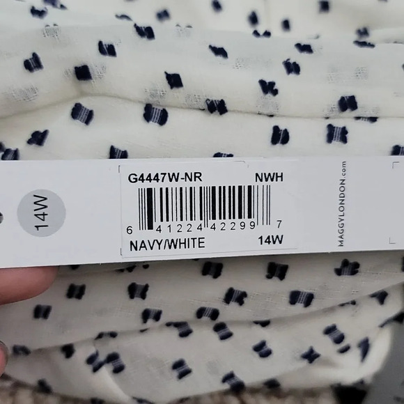 Maggy London LEAH EMPIRE WAIST Midi Dress - Picture 11 of 11